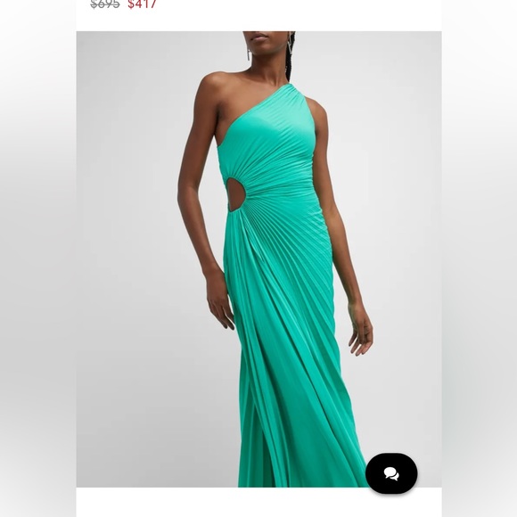 A.L.C.
Delfina Pleated One-Shoulder Gown - Picture 4 of 9